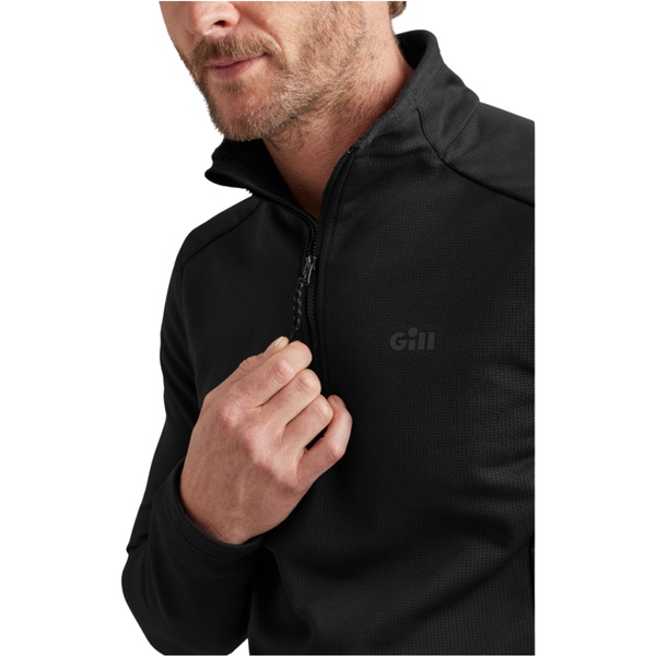 2026 Gill Quest 1/4 Zip Fleece Top 1085 - Black